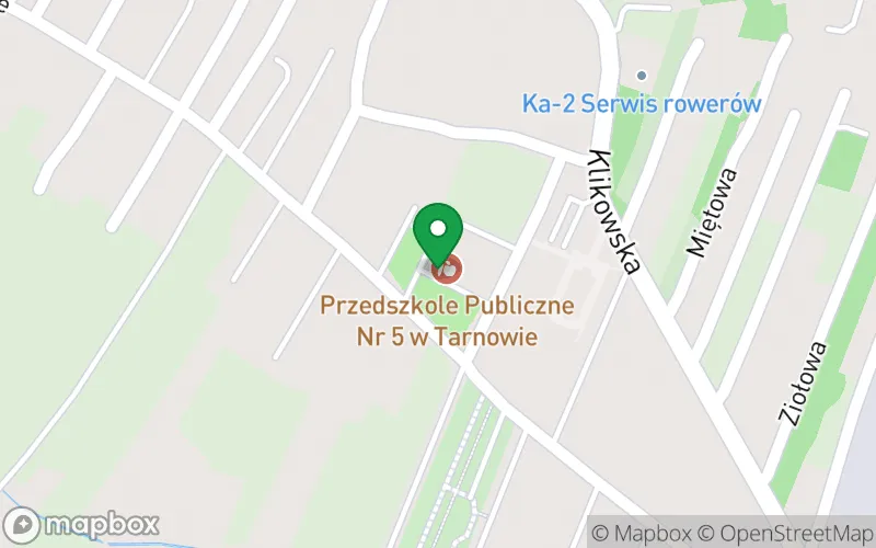 Lokalizacja: Przedszkole Publiczne nr 5 w Tarnowie