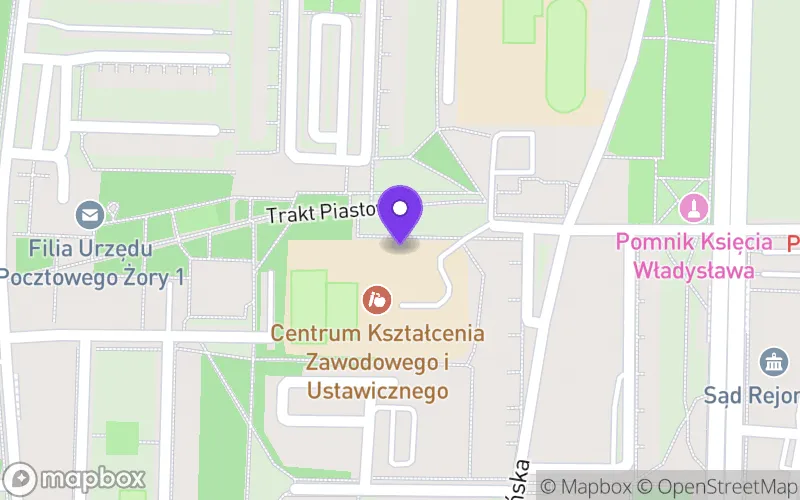 Lokalizacja: Liceum Ogólnokształcące dla Dorosłych w Żorach