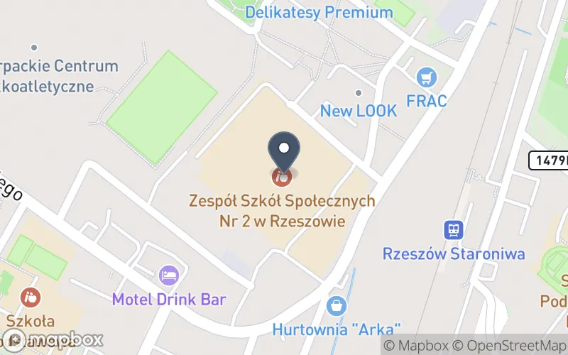 Lokalizacja: Zespół Szkół Społecznych nr 2 w Rzeszowie