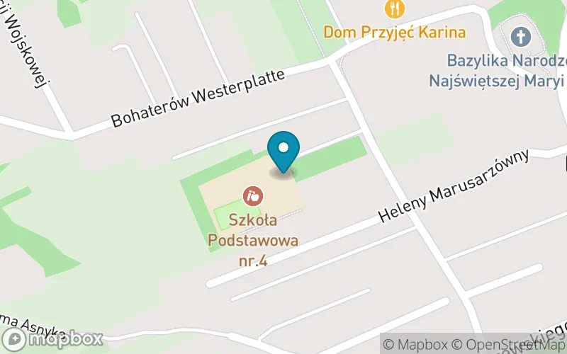 Lokalizacja: Szkoła Podstawowa nr 4 w Pszowie