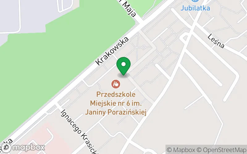Lokalizacja: Przedszkole Miejskie nr 6 im. Janiny Porazińskiej w Dębicy