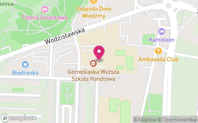 Lokalizacja: Górnośląska Wyższa Szkoła Handlowa