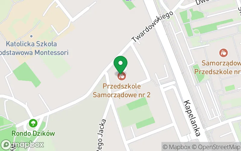 Lokalizacja: Samorządowe Przedszkole nr 2 w Krakowie