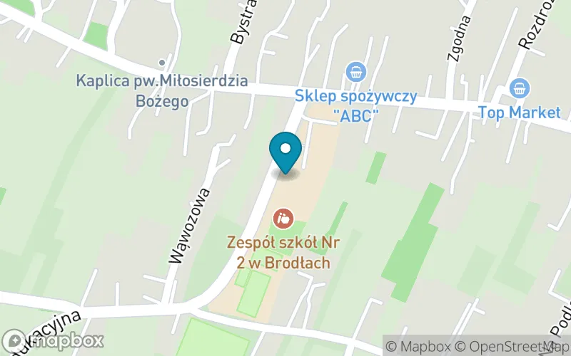 Lokalizacja: Szkoła Podstawowa im. Henryka Sienkiewicza w Brodłach