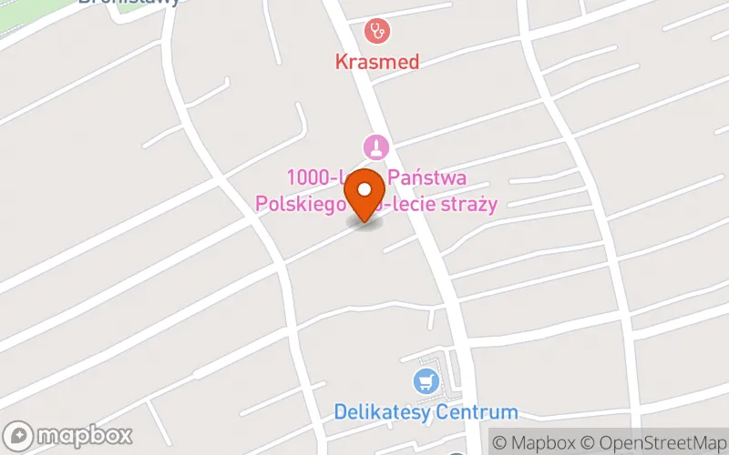 Lokalizacja: Publiczny Żłobek nr 1 w Krasnem