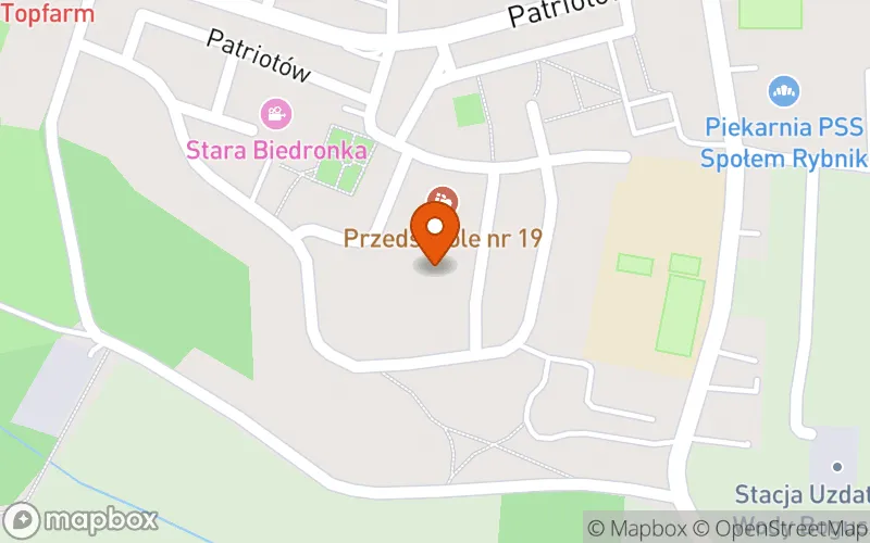 Lokalizacja: Miejski Żłobek nr 3 w Rybniku (w Zespole Żłobków Miejskich w Rybniku z siedzibą przy ul. Orzepowickiej 23, 44-217 Rybnik)