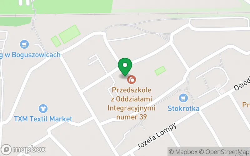 Lokalizacja: Przedszkole z Oddziałami Integracyjnymi nr 39 w Rybniku