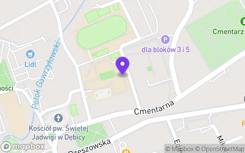 Lokalizacja: Liceum Ogólnokształcące dla Dorosłych Sigma w Dębicy