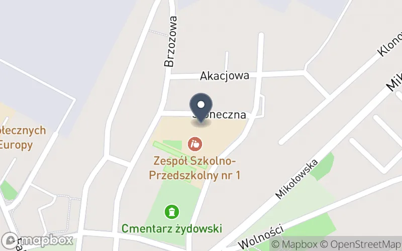 Lokalizacja: Zespół Szkolno - Przedszkolny nr 1