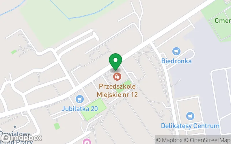 Lokalizacja: Przedszkole Miejskie nr 12 w Dębicy
