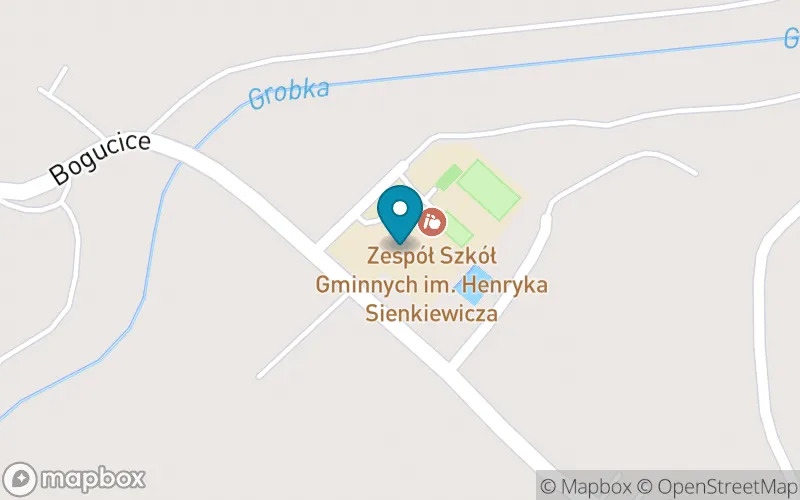 Lokalizacja: Zespół Szkół Gminnych im. Henryka Sienkiewicza w Bogucicach Szkoła Podstawowa im. Henryka Sienkiewicza w Bogucicach
