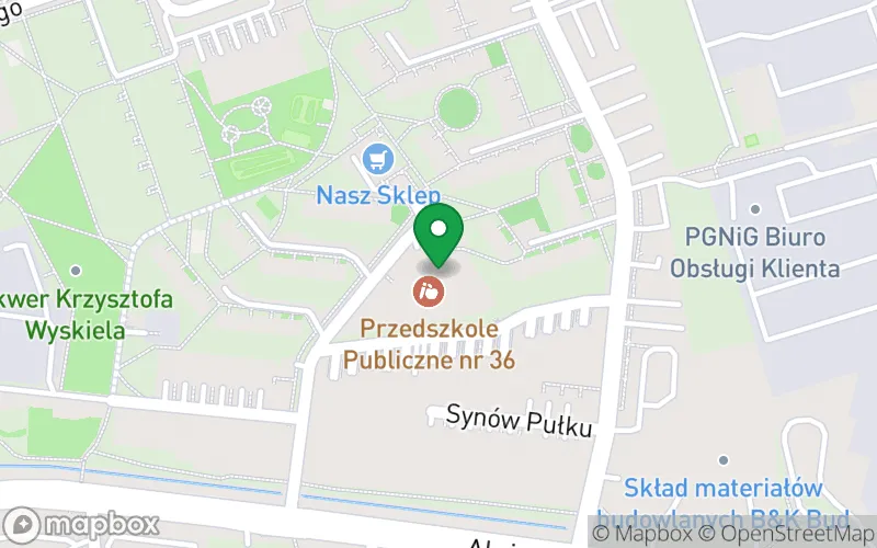 Lokalizacja: Przedszkole Publiczne nr 36