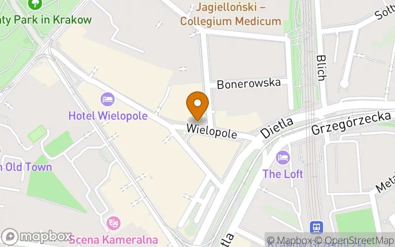 Lokalizacja: Gowork.pl Niepubliczna Szkoła Policealna w Krakowie