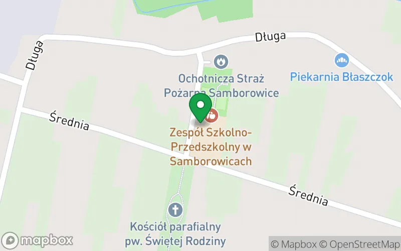 Lokalizacja: Przedszkole w Samborowicach