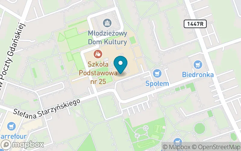 Lokalizacja: Szkoła Podstawowa nr 25 im. Prymasa Tysiąclecia