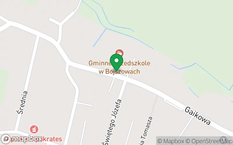 Lokalizacja: Gminne Przedszkole w Bojszowach