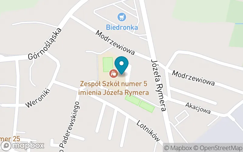 Lokalizacja: Szkoła Podstawowa nr 33 w Zespole Szkół nr 5 im. Józefa Rymera w Rybniku