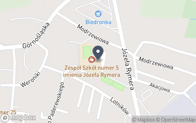 Lokalizacja: Zespół Szkół nr 5 im. Józefa Rymera w Rybniku