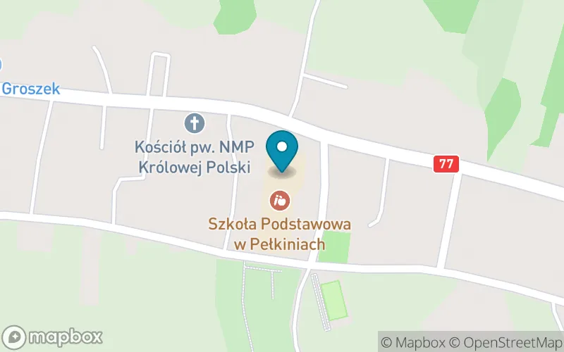 Lokalizacja: Zespół Szkolno-Przedszkolny im. Bł. o. Michała Czartoryskiego w Pełkiniach