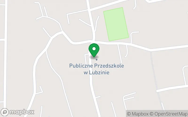Lokalizacja: Publiczne Przedszkole w Lubzinie