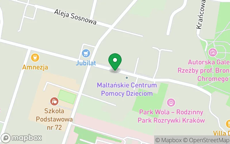 Lokalizacja: Samorządowe Przedszkole nr 78 "Leśne Skrzaty" w Krakowie
