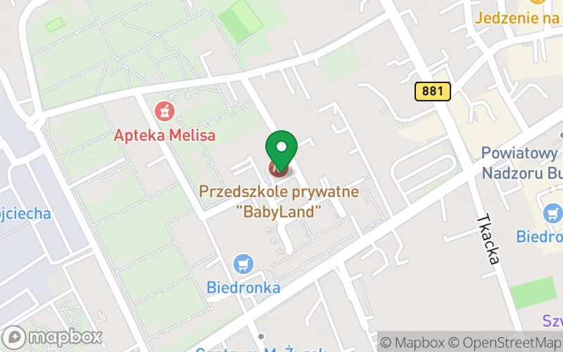 Lokalizacja: Niepubliczne Przedszkole Artystyczno-Językowe "Babyland"