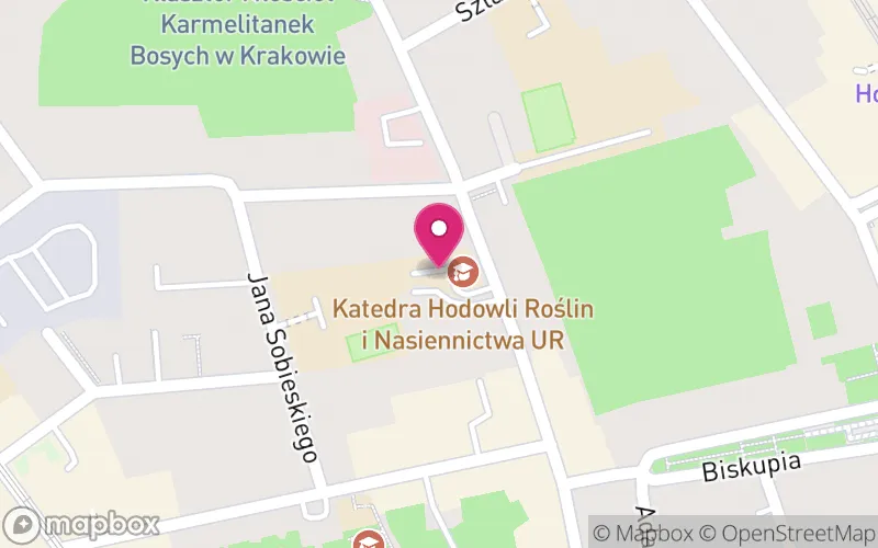 Lokalizacja: Uniwersytet Rolniczy - Katedra Hodowli Roślin i Nasiennictwa