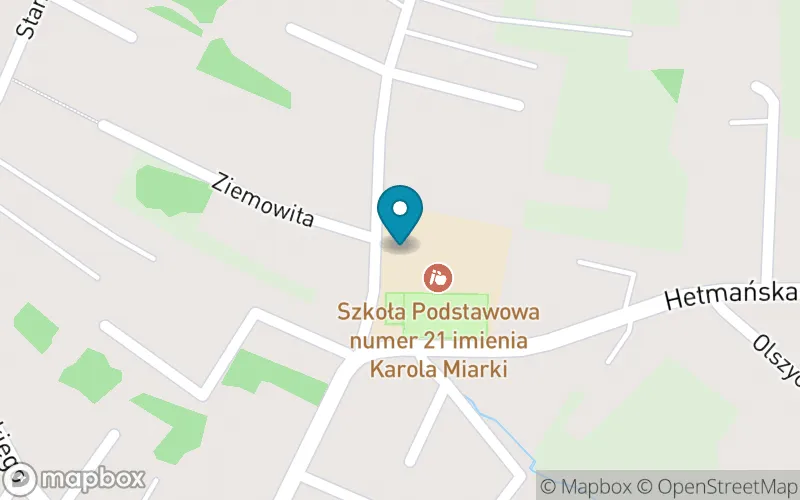 Lokalizacja: Szkoła Podstawowa nr 21 im. Karola Miarki w Rybniku