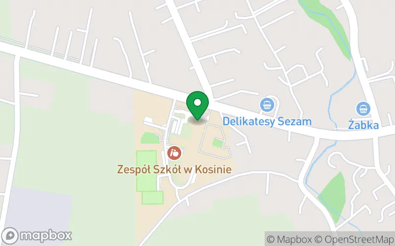 Lokalizacja: Przedszkole Publiczne w Kosinie