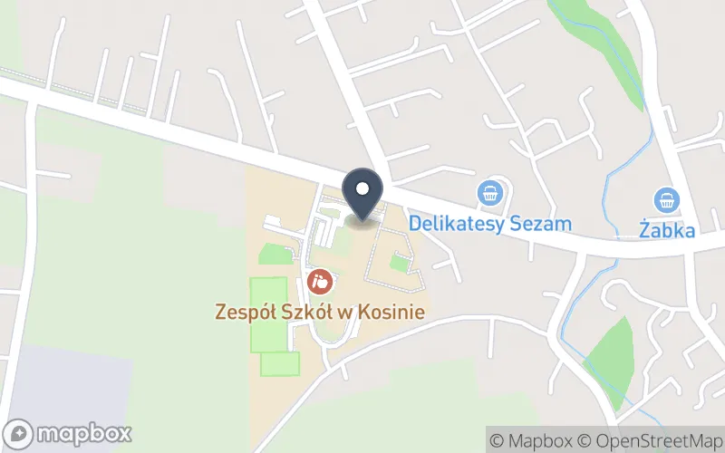 Lokalizacja: Zespół Szkół w Kosinie
