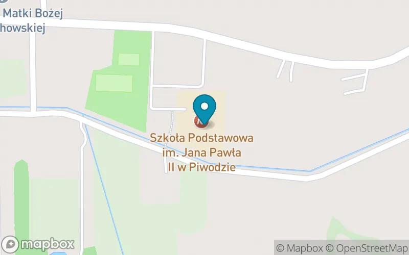Lokalizacja: Szkoła Podstawowa IM Jana Pawła II w Piwodzie
