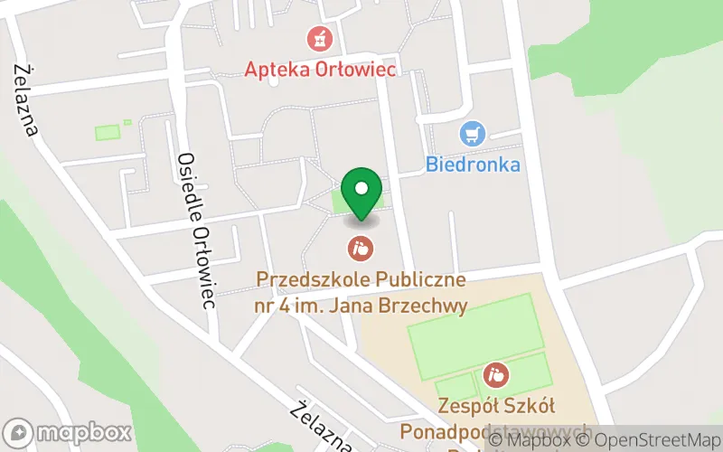 Lokalizacja: Publiczne Przedszkole nr 4 im. J. Brzechwy w Rydułtowach