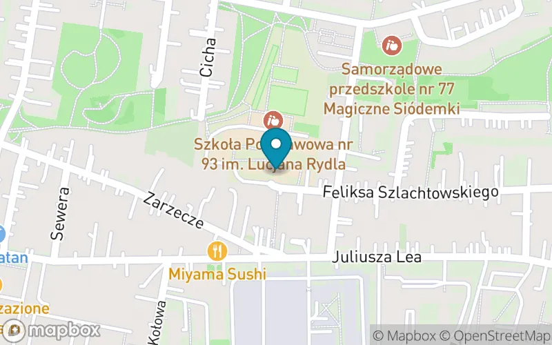 Lokalizacja: Szkoła Podstawowa nr 93 im. Lucjana Rydla w Krakowie