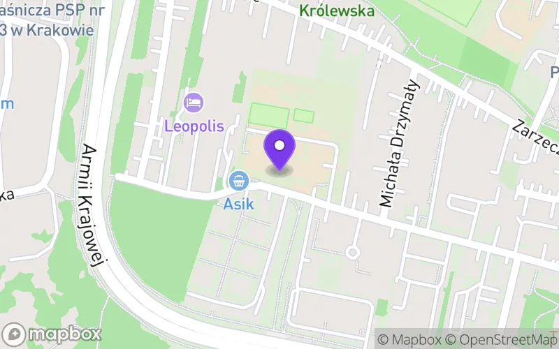 Lokalizacja: Technikum Geodezji i Kształtowania Środowiska nr 12 w Krakowie