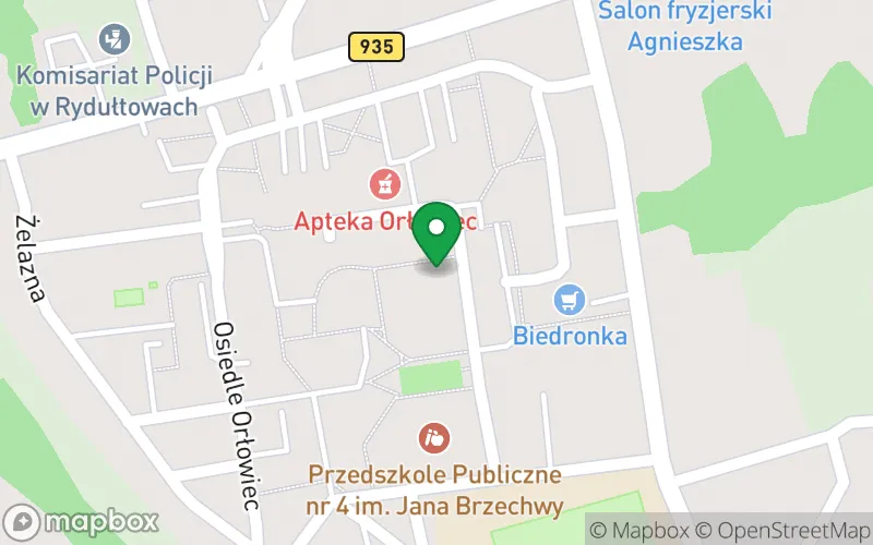 Lokalizacja: Publiczne Przedszkole nr 3 w Rydułtowach
