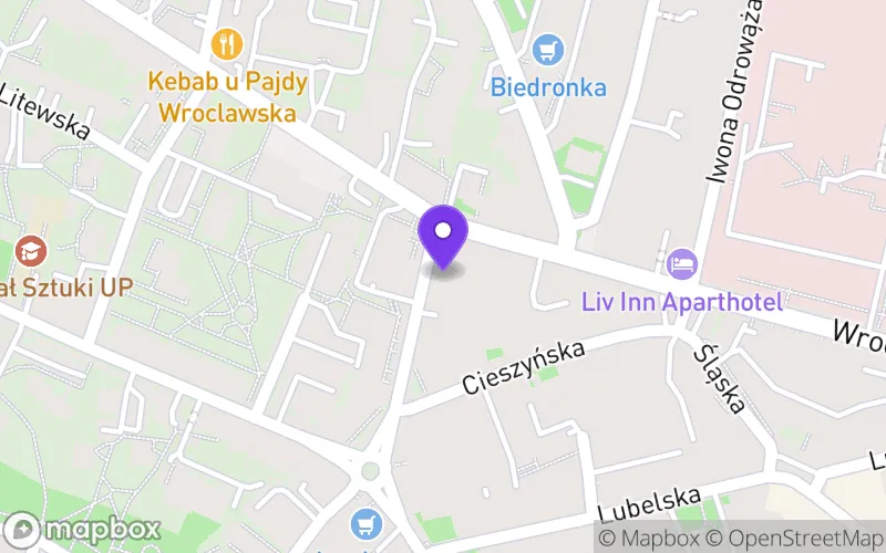 Lokalizacja: Niepubliczne Liceum Ogólnokształcące Hereditas w Krakowie
