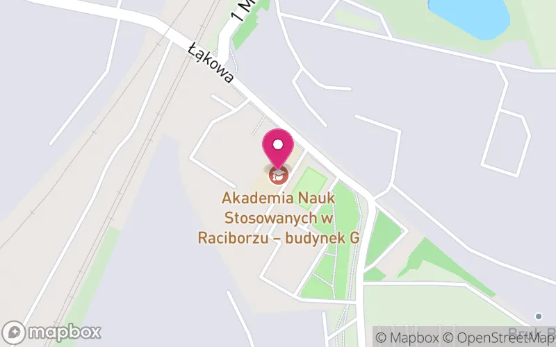 Lokalizacja: Akademia Nauk Stosowanych w Raciborzu - Budynek G