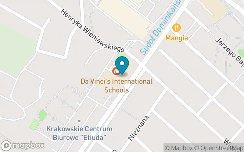 Lokalizacja: Niepubliczna Szkoła Podstawowa Da Vinci's International Primary School z Oddziałami Dwujęzycznymi