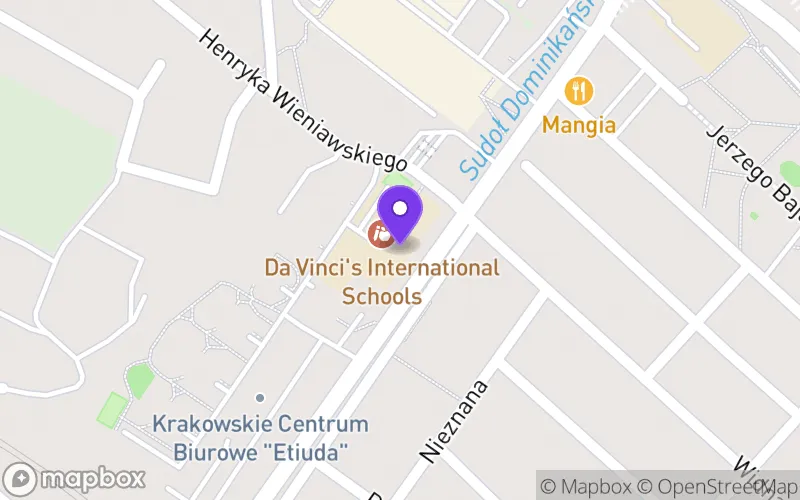 Lokalizacja: Niepubliczne Dwujęzyczne Liceum Ogólnokształcące da Vinci's International High School