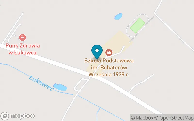 Lokalizacja: Publiczna Szkoła Podstawowa im. Bohaterów Września1939 w Łukawcu