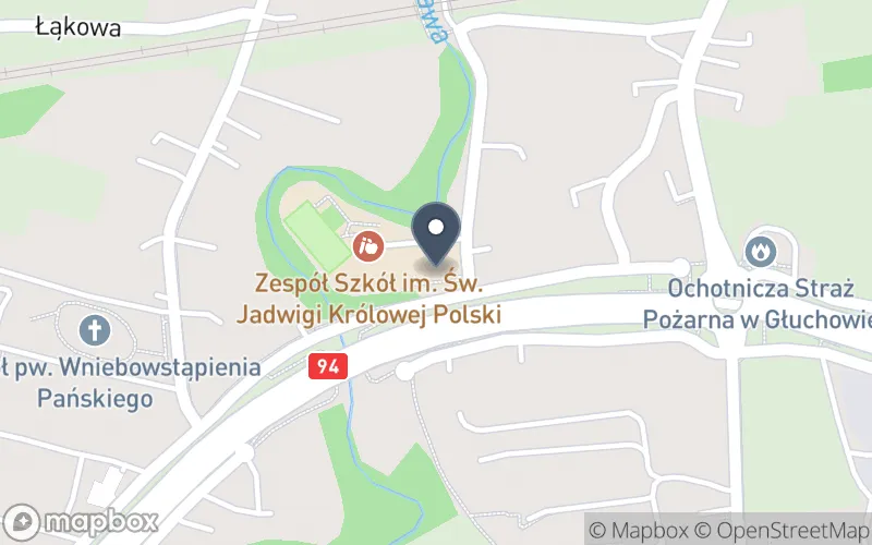 Lokalizacja: Zespół Szkół im. Świętej Jadwigi Królowej w Głuchowie