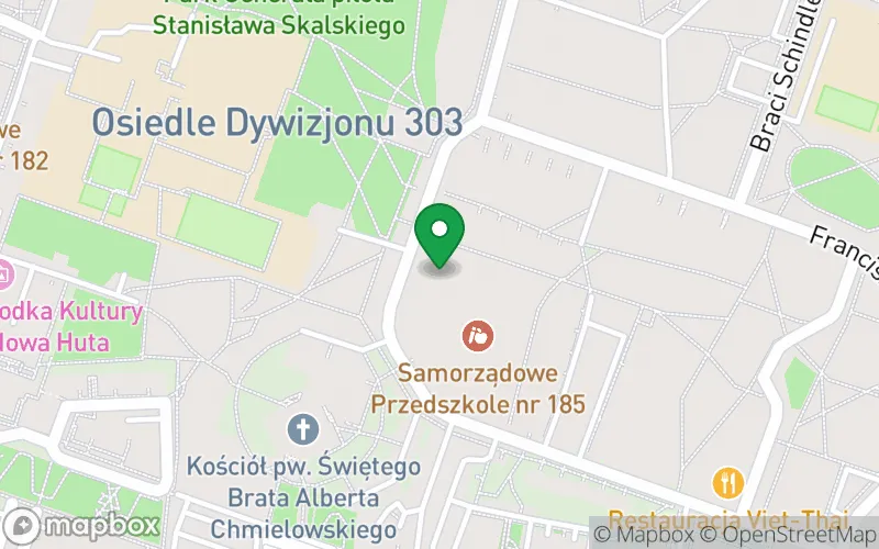 Lokalizacja: Samorządowe Przedszkole nr 185 "Słoneczko" w Krakowie