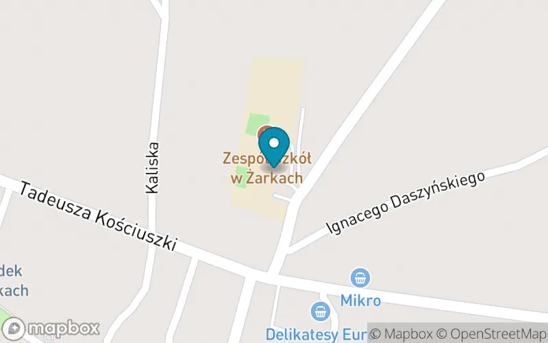Lokalizacja: Szkoła Podstawowa w Żarkach