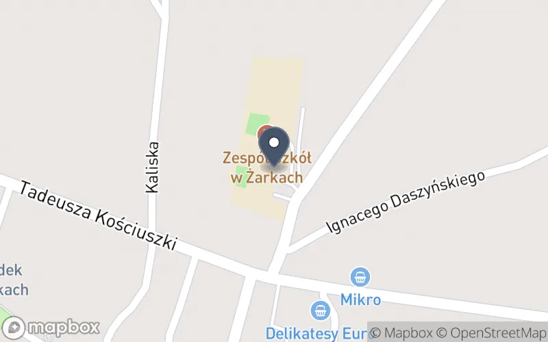 Lokalizacja: Zespół Szkół w Żarkach