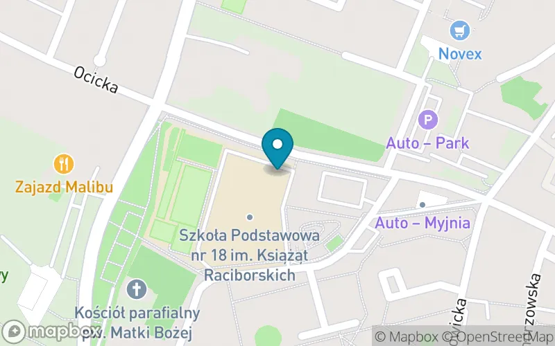 Lokalizacja: Szkoła Podstawowa nr 18 im. Książąt Raciborskich