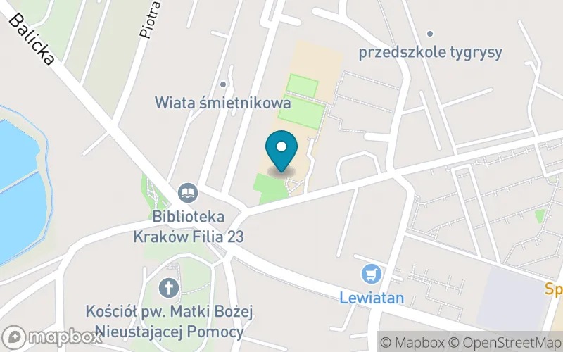 Lokalizacja: Szkoła Podstawowa nr 138 im. Polskich Wojsk Lotniczych w Krakowie