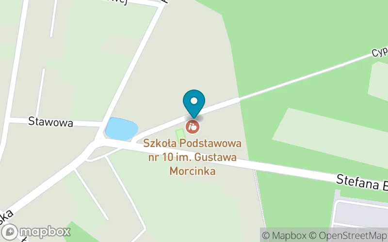 Lokalizacja: Szkoła Podstawowa nr 10 im. Gustawa Morcinka