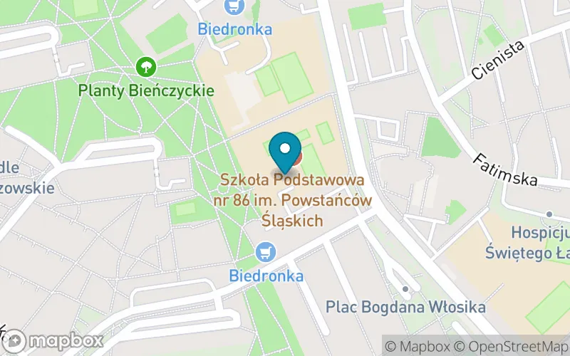 Lokalizacja: Szkoła Podstawowa nr 86 im. Powstańców Śląskich w Krakowie