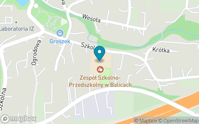 Lokalizacja: Szkoła Podstawowa w Balicach