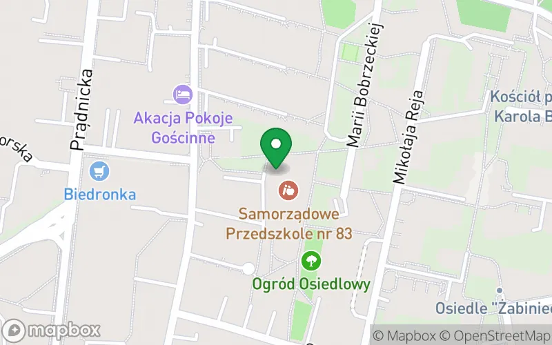 Lokalizacja: Samorządowe Przedszkole nr 83 im. Janiny Porazińskiej w Krakowie